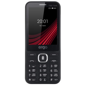 Мобильный телефон Ergo F282 Travel Dual Sim black